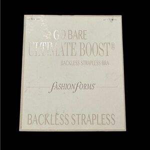 Fashion Forms Go Bare Backless Strapless Reusable Adhesive Underwire Bra D